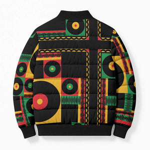 Jamaica Soccer 2026 Bomber Puffer Jacket Reggae Stylized