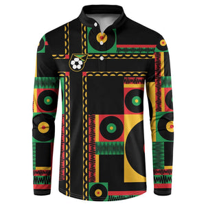 Jamaica Soccer 2026 Button Sweatshirt Reggae Stylized