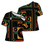 Jamaica Soccer 2026 Cross Shoulder Shirt Reggae Stylized
