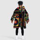 Jamaica Soccer 2026 Kid Wearable Blanket Hoodie Reggae Stylized