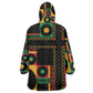 Jamaica Soccer 2026 Kid Wearable Blanket Hoodie Reggae Stylized
