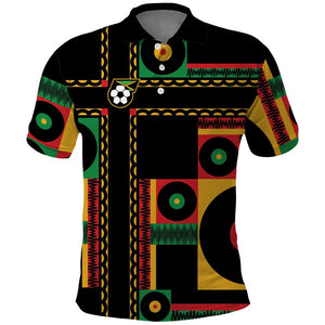 Jamaica Soccer 2026 Polo Shirt Reggae Stylized
