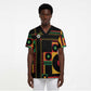 Jamaica Soccer 2026 Scrub Top Reggae Stylized
