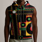 Jamaica Soccer 2026 Sleeveless Zip Hoodie Reggae Stylized