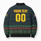 Custom Soccer 2026 Jamaica Bomber Puffer Jacket Reggae Music Spirit