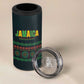 Custom Soccer 2026 Jamaica 4 in 1 Can Cooler Tumbler Reggae Music Spirit