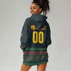 Custom Soccer 2026 Jamaica Hoodie Dress Reggae Music Spirit