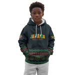 Custom Soccer 2026 Jamaica Kid Hoodie Reggae Music Spirit