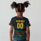 Custom Soccer 2026 Jamaica Kid T shirt Reggae Music Spirit