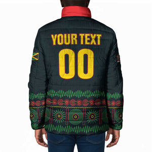 Custom Soccer 2026 Jamaica Padded Jacket Reggae Music Spirit