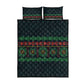 Soccer 2026 Jamaica Quilt Bed Set Reggae Music Spirit