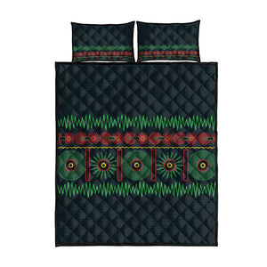 Soccer 2026 Jamaica Quilt Bed Set Reggae Music Spirit