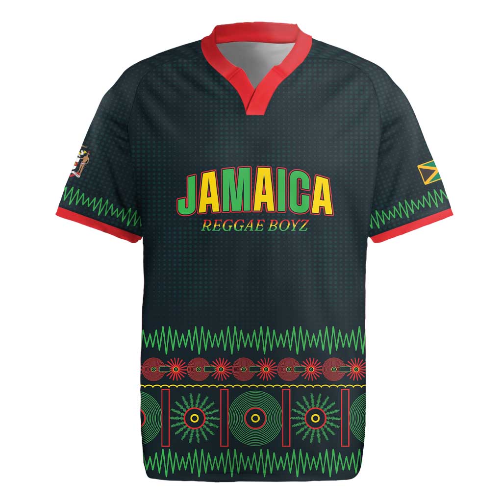 Custom Soccer 2026 Jamaica Rugby Jersey Reggae Music Spirit