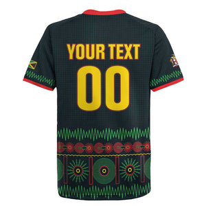 Custom Soccer 2026 Jamaica Rugby Jersey Reggae Music Spirit