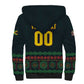 Custom Soccer 2026 Jamaica Sherpa Hoodie Reggae Music Spirit