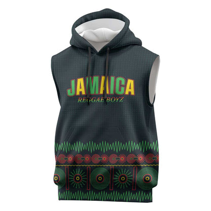 Custom Soccer 2026 Jamaica Sleeveless Hoodie Reggae Music Spirit