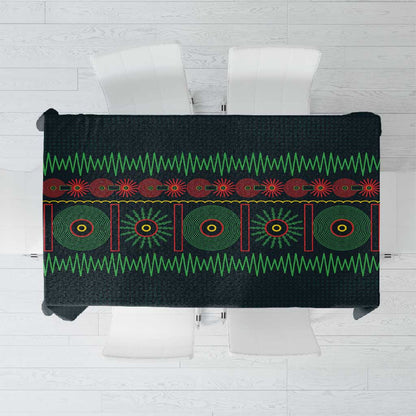 Soccer 2026 Jamaica Tablecloth Reggae Music Spirit