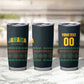 Custom Soccer 2026 Jamaica Tumbler Cup Reggae Music Spirit