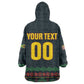 Custom Soccer 2026 Jamaica Wearable Blanket Hoodie Reggae Music Spirit