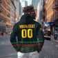Custom Soccer 2026 Jamaica Zip Hoodie Reggae Music Spirit