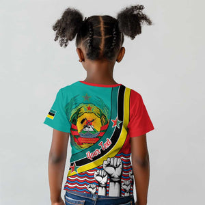 Personalized Mozambique Independence Day Kid T shirt - June 25, Mozambiki Emblem