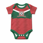Custom Morocco 2026 Football Baby Onesie Atlas Lionesses Born Winners