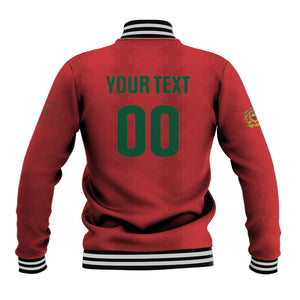 Custom Morocco 2026 Football Baseball Jacket Atlas Lionesses Born Winners