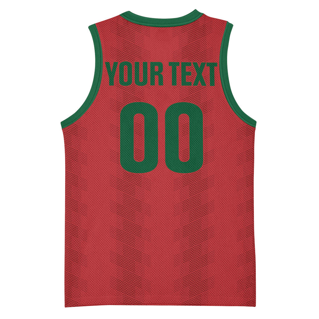 Custom Morocco 2026 Football Basketball Jersey Atlas Lionesses Born Winners