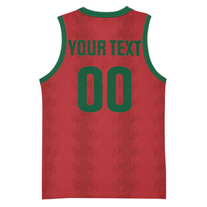 Custom Morocco 2026 Football Basketball Jersey Atlas Lionesses Born Winners