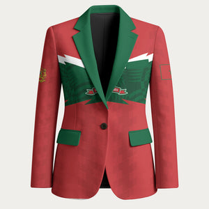 Custom Morocco 2026 Football Blazer Atlas Lionesses Born Winners