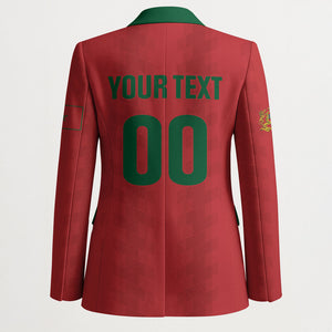Custom Morocco 2026 Football Blazer Atlas Lionesses Born Winners