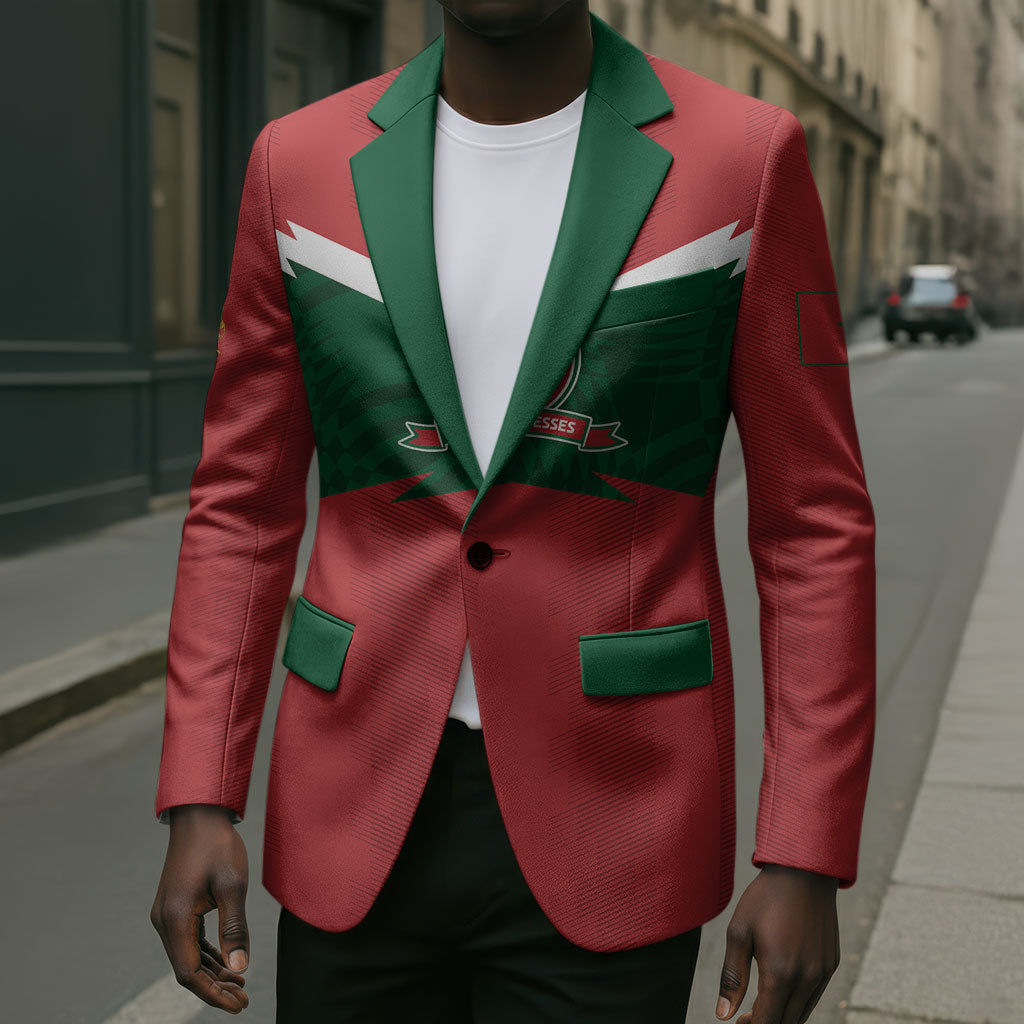 Custom Morocco 2026 Football Blazer Atlas Lionesses Born Winners