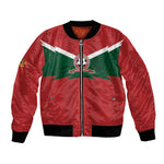 Custom Morocco 2026 Football Bomber Jacket Atlas Lionesses Born Winners