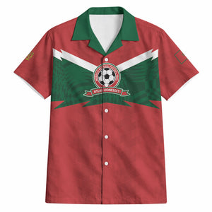 Custom Morocco 2026 Football Hawaiian Shirt Atlas Lionesses Born Winners