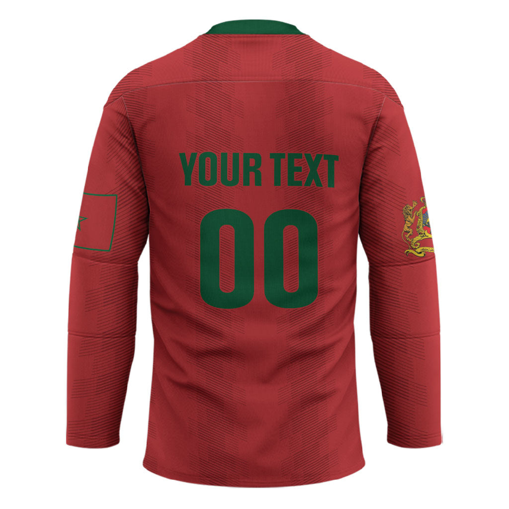 Custom Morocco 2026 Football Hockey Jersey Atlas Lionesses Born Winners