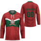 Custom Morocco 2026 Football Hockey Jersey Atlas Lionesses Born Winners