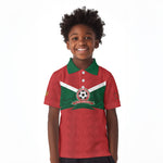 Custom Morocco 2026 Football Kid Polo Shirt Atlas Lionesses Born Winners