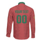 Custom Morocco 2026 Football Long Sleeve Button Shirt Atlas Lionesses Born Winners