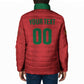 Custom Morocco 2026 Football Padded Jacket Atlas Lionesses Born Winners