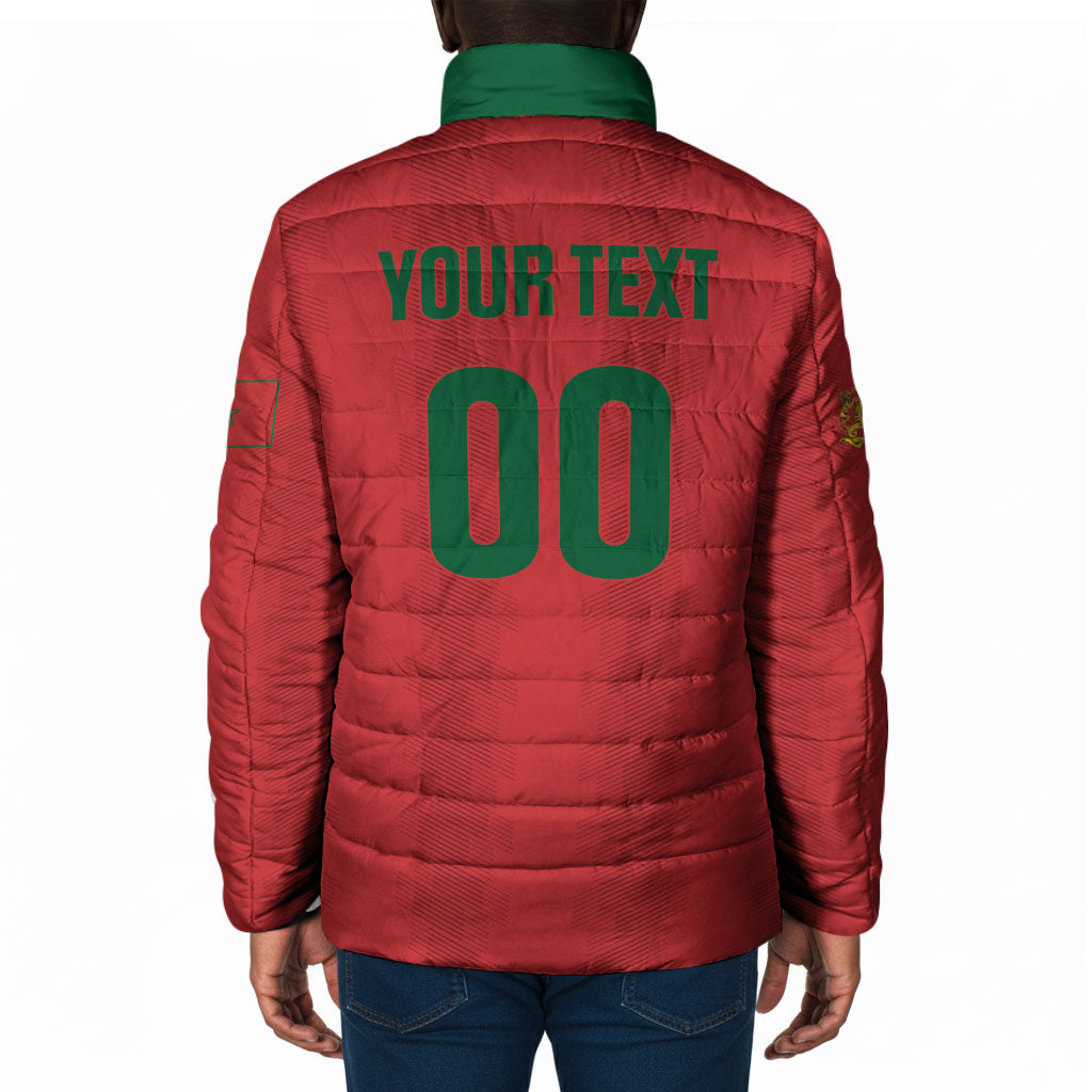 Custom Morocco 2026 Football Padded Jacket Atlas Lionesses Born Winners