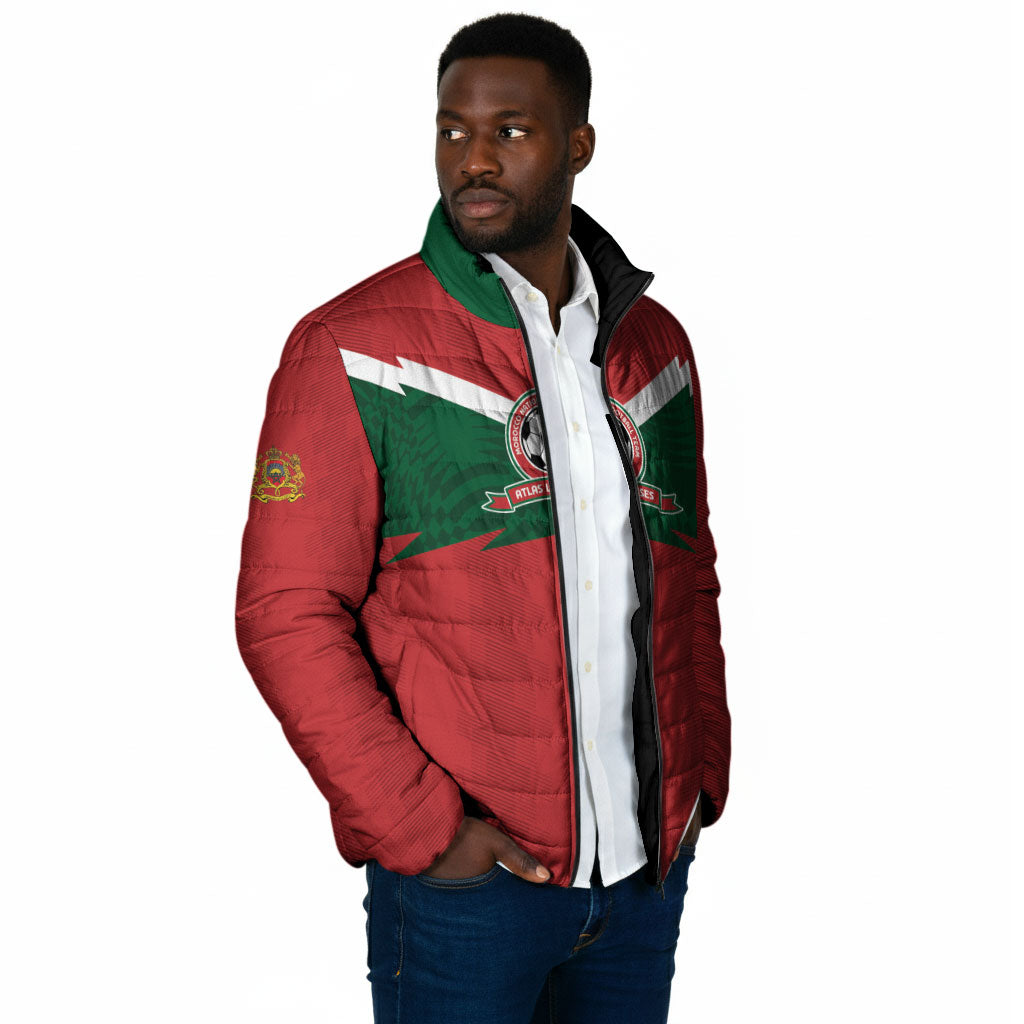 Custom Morocco 2026 Football Padded Jacket Atlas Lionesses Born Winners