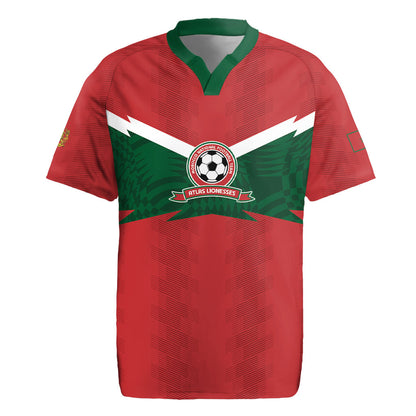 Custom Morocco 2026 Football Rugby Jersey Atlas Lionesses Born Winners