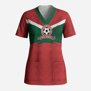 Custom Morocco 2026 Football Scrub Top Atlas Lionesses Born Winners