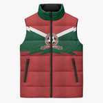 Custom Morocco 2026 Football Sleeveless Puffer Jacket Atlas Lionesses Born Winners