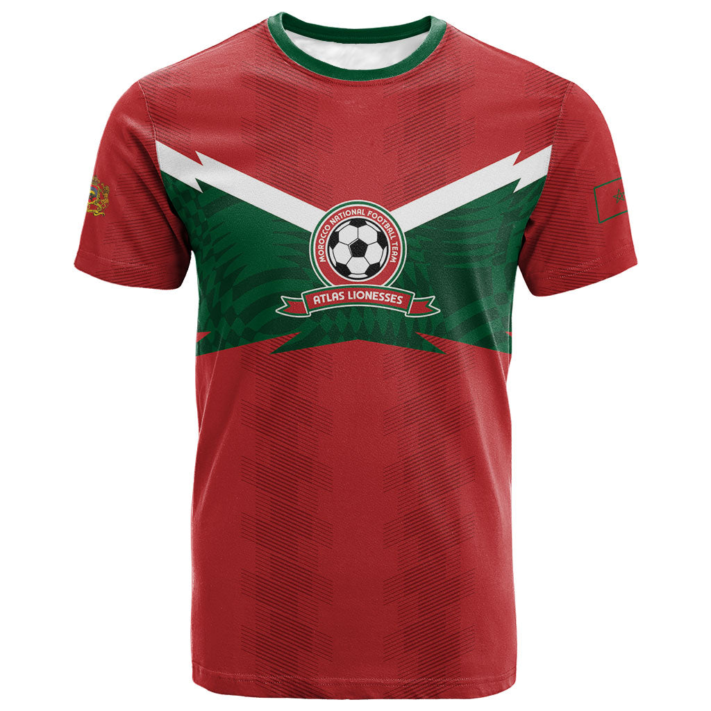 Custom Morocco 2026 Football T shirt Atlas Lionesses Born Winners