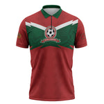 Custom Morocco 2026 Football Zipper Polo Shirt Atlas Lionesses Born Winners