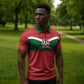 Custom Morocco 2026 Football Zipper Polo Shirt Atlas Lionesses Born Winners