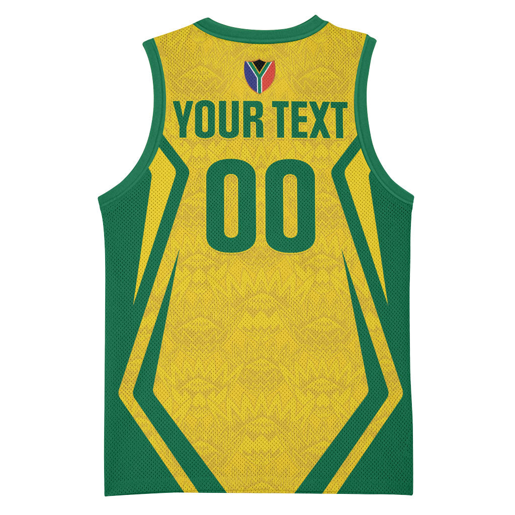 Custom South Africa 2026 Football Basketball Jersey Banyana Banyana