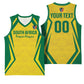 Custom South Africa 2026 Football Basketball Jersey Banyana Banyana