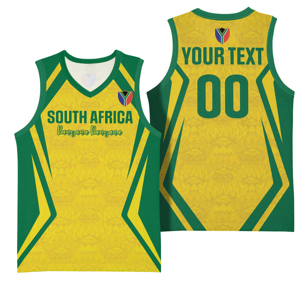 Custom South Africa 2026 Football Basketball Jersey Banyana Banyana